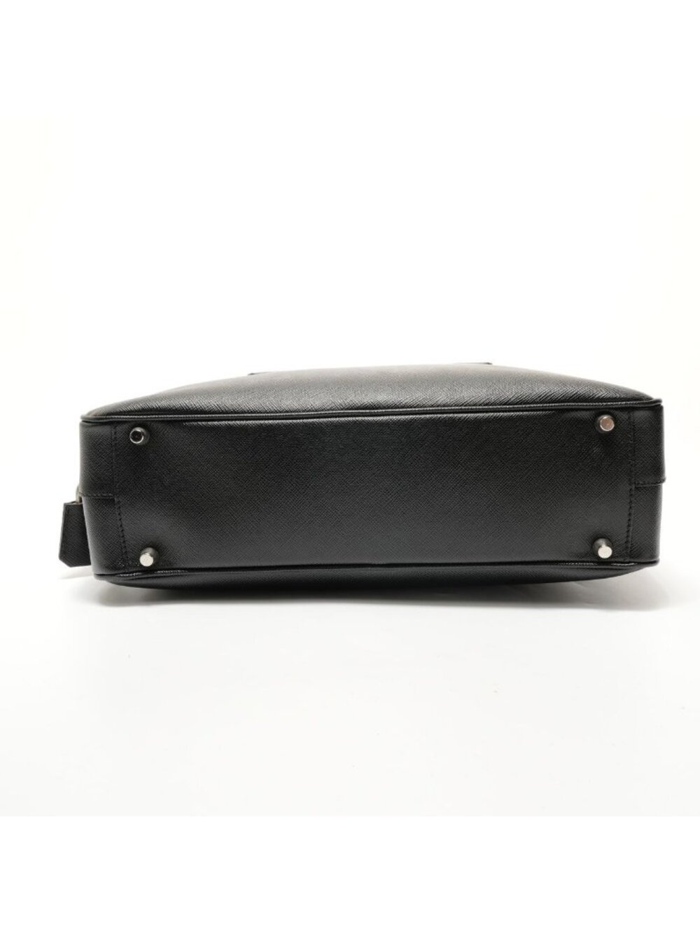 Prada Shoulder Bag Tessuto Gaffre Saffiano Leather - Picture 7 of 10